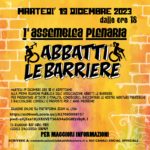 1° Assemblea plenaria Abbatti le Barriere